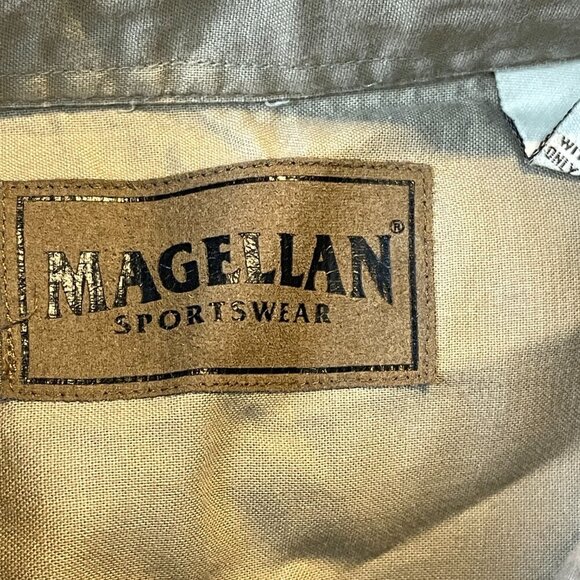 Magellan Long Sleeve XXL Button Down‎ Plaid Brown Outdoor Shirt - Picture 9 of 14